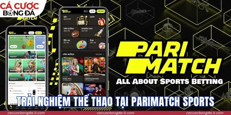 Trải nghiệm thể thao kịch tính tại Parimatch Sports